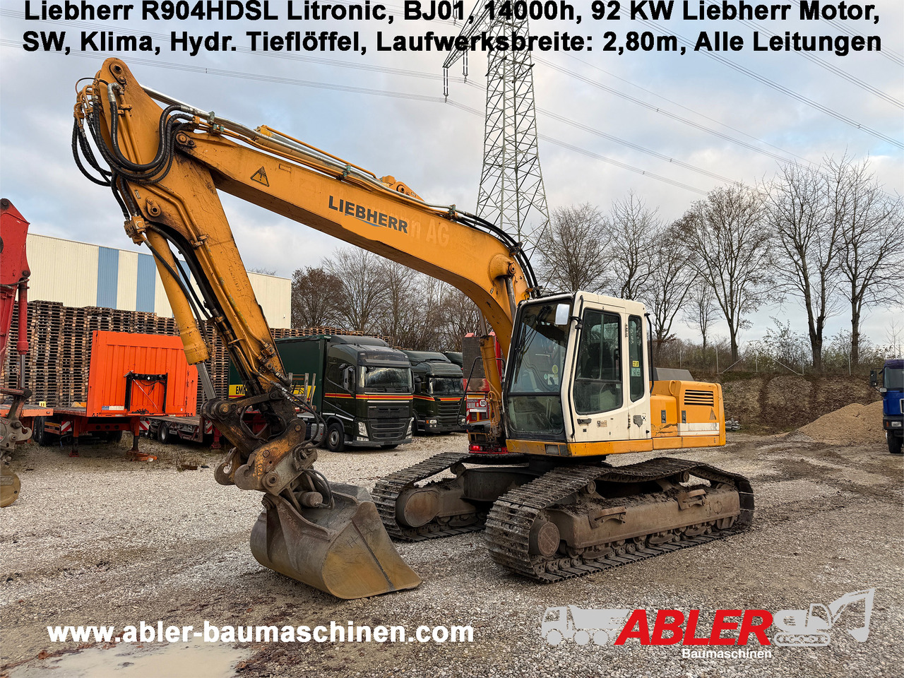 Liebherr R904 Kettenbagger Klima SW - Екскаватор: фото 1 Liebherr R904 Kettenbagger Klima SW - Екскаватор: фото 1