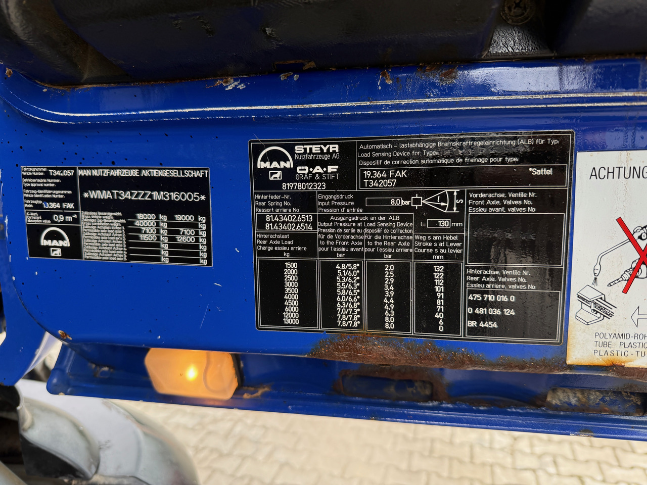 Самоскид вантажівка MAN 19.364 3-Seiten-Kipper Allrad Winterdienst: фото 17