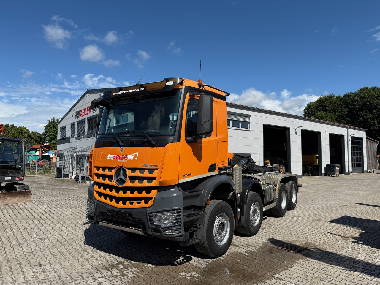Mercedes-Benz 3748 Arocs Abrollkipper Palfinger AHK - Гаковий мультиліфт вантажівка: фото 3 Mercedes-Benz 3748 Arocs Abrollkipper Palfinger AHK - Гаковий мультиліфт вантажівка: фото 3