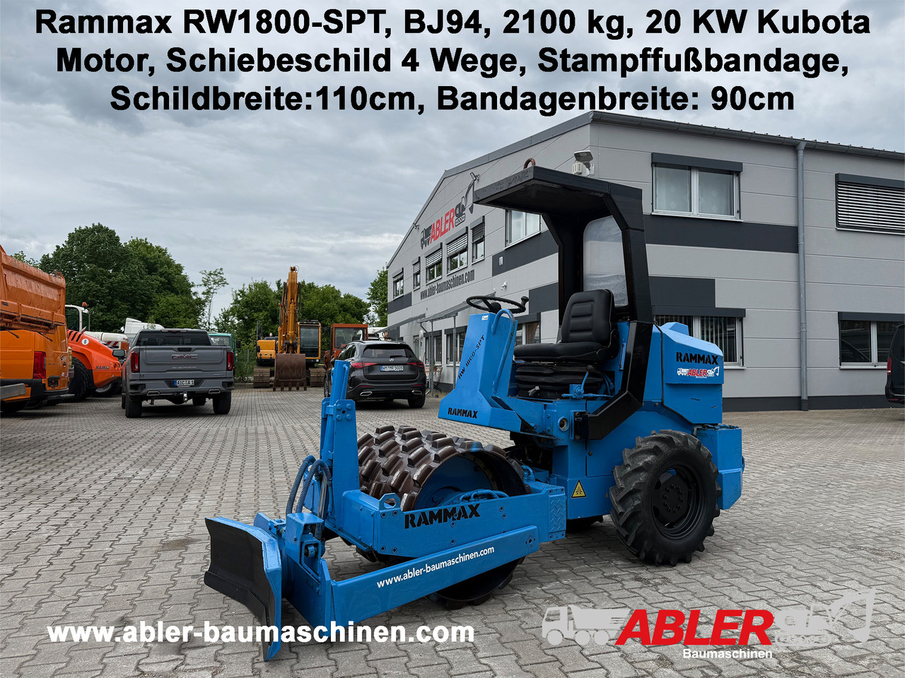 Rammax RW1800 SPT Erdbauwalze mit Schild - Каток: фото 1 Rammax RW1800 SPT Erdbauwalze mit Schild - Каток: фото 1