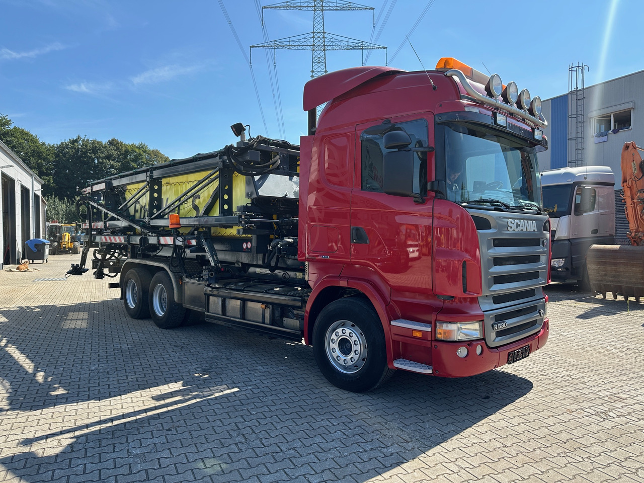 Scania R580 Abrollkipper V8 Mit Küpper Weisser Enteisungsgerät 45m - Гаковий мультиліфт вантажівка: фото 3 Scania R580 Abrollkipper V8 Mit Küpper Weisser Enteisungsgerät 45m - Гаковий мультиліфт вантажівка: фото 3