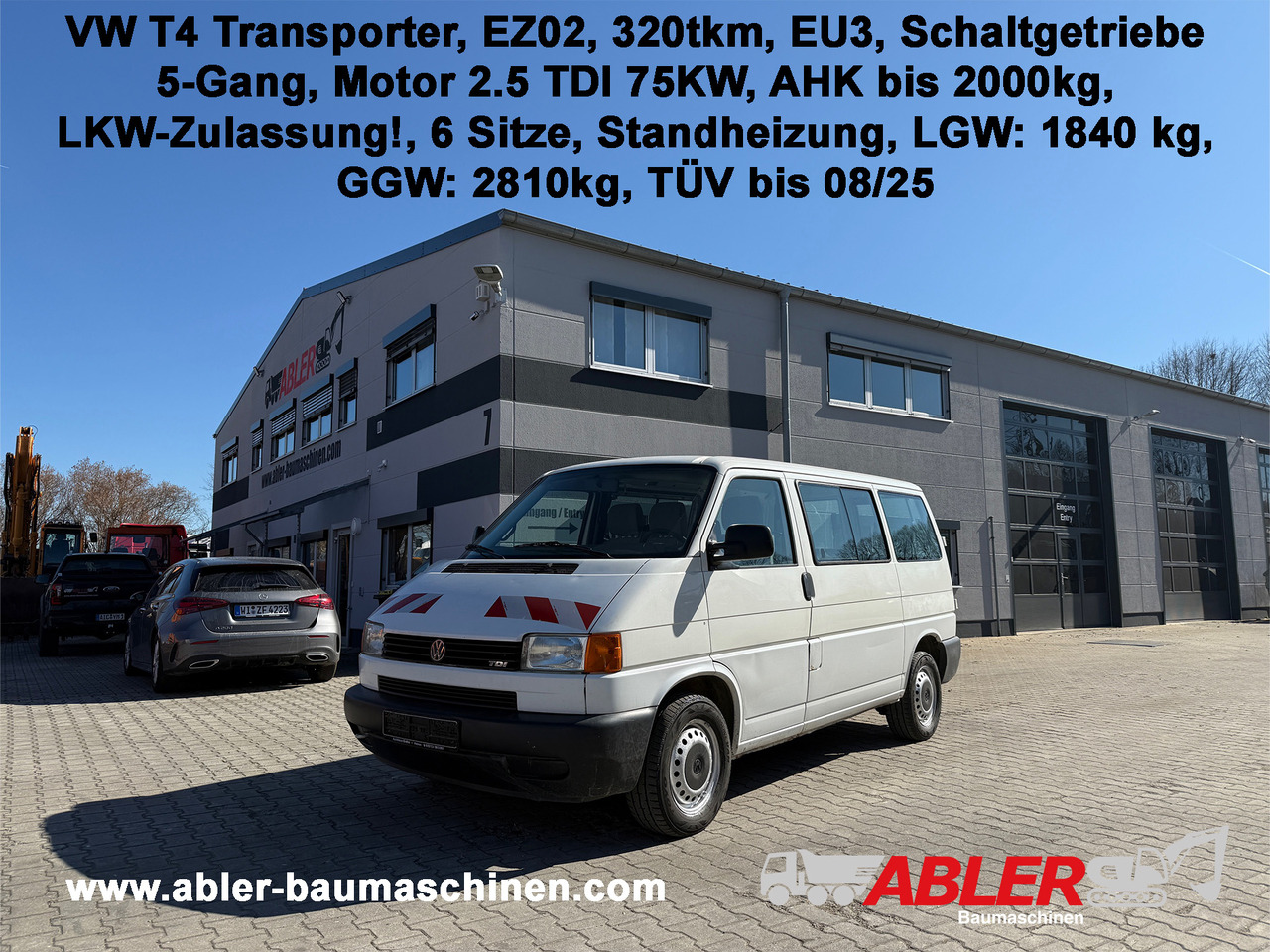 VW T4 Transporter 2.5 TDI - Легковий автомобіль: фото 1 VW T4 Transporter 2.5 TDI - Легковий автомобіль: фото 1