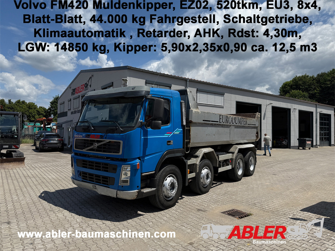 Volvo FM420 Muldenkipper AHK Klima Retarder - Самоскид вантажівка: фото 1 Volvo FM420 Muldenkipper AHK Klima Retarder - Самоскид вантажівка: фото 1