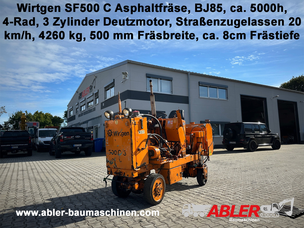 Wirtgen SF500C Asphaltfräse - Дорожня фреза: фото 1 Wirtgen SF500C Asphaltfräse - Дорожня фреза: фото 1
