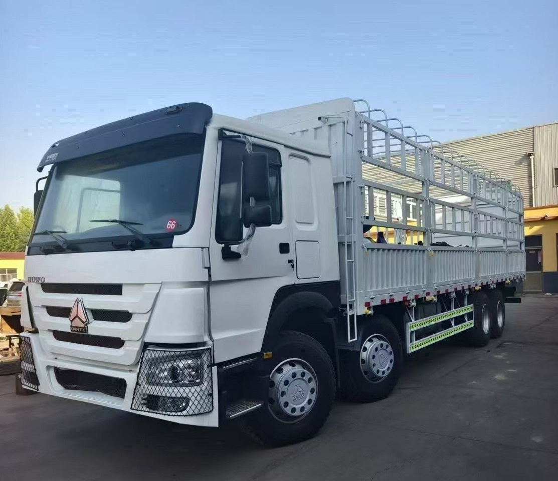 SINOTRUK HOWO 8*4 WITH FENCE 12 WHEELS 371 375 380 400 420 HP TIPPER DUMP TRUCK - Для перевезення худоби вантажівка: фото 1 SINOTRUK HOWO 8*4 WITH FENCE 12 WHEELS 371 375 380 400 420 HP TIPPER DUMP TRUCK - Для перевезення худоби вантажівка: фото 1