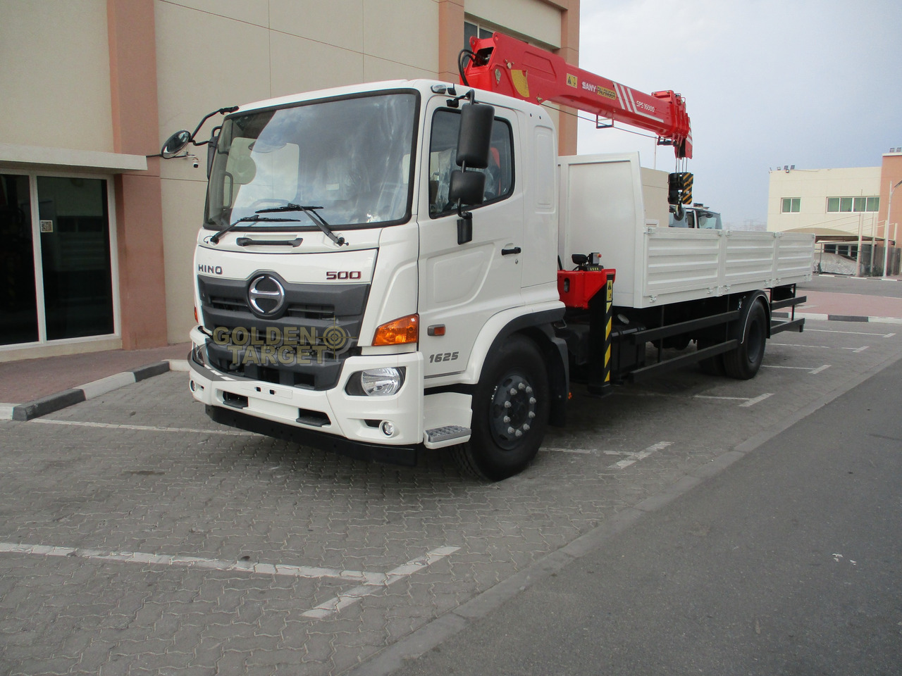 HINO 500 1625 4x2 with SANY PALFINGER SPS16000 Crane - Вантажівка з маніпулятором: фото 2 HINO 500 1625 4x2 with SANY PALFINGER SPS16000 Crane - Вантажівка з маніпулятором: фото 2