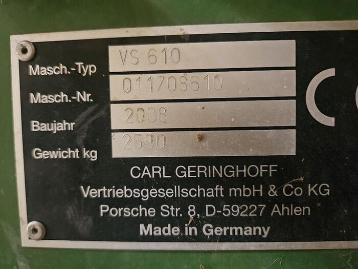 Geringhoff VarioStar 610 - Жниварка зернова: фото 4 Geringhoff VarioStar 610 - Жниварка зернова: фото 4