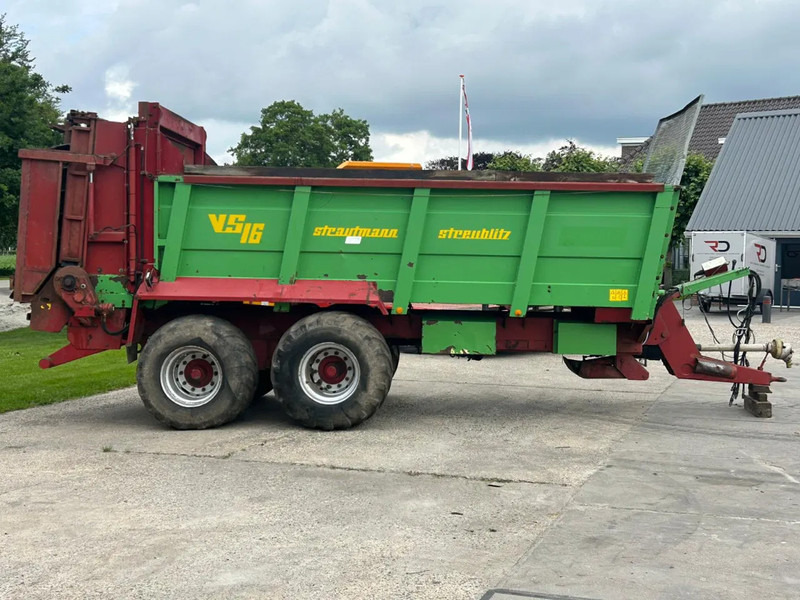 Strautmann VS 16 mestwagen Breedstrooier Mest Compost - Гноєрозкидач: фото 4 Strautmann VS 16 mestwagen Breedstrooier Mest Compost - Гноєрозкидач: фото 4