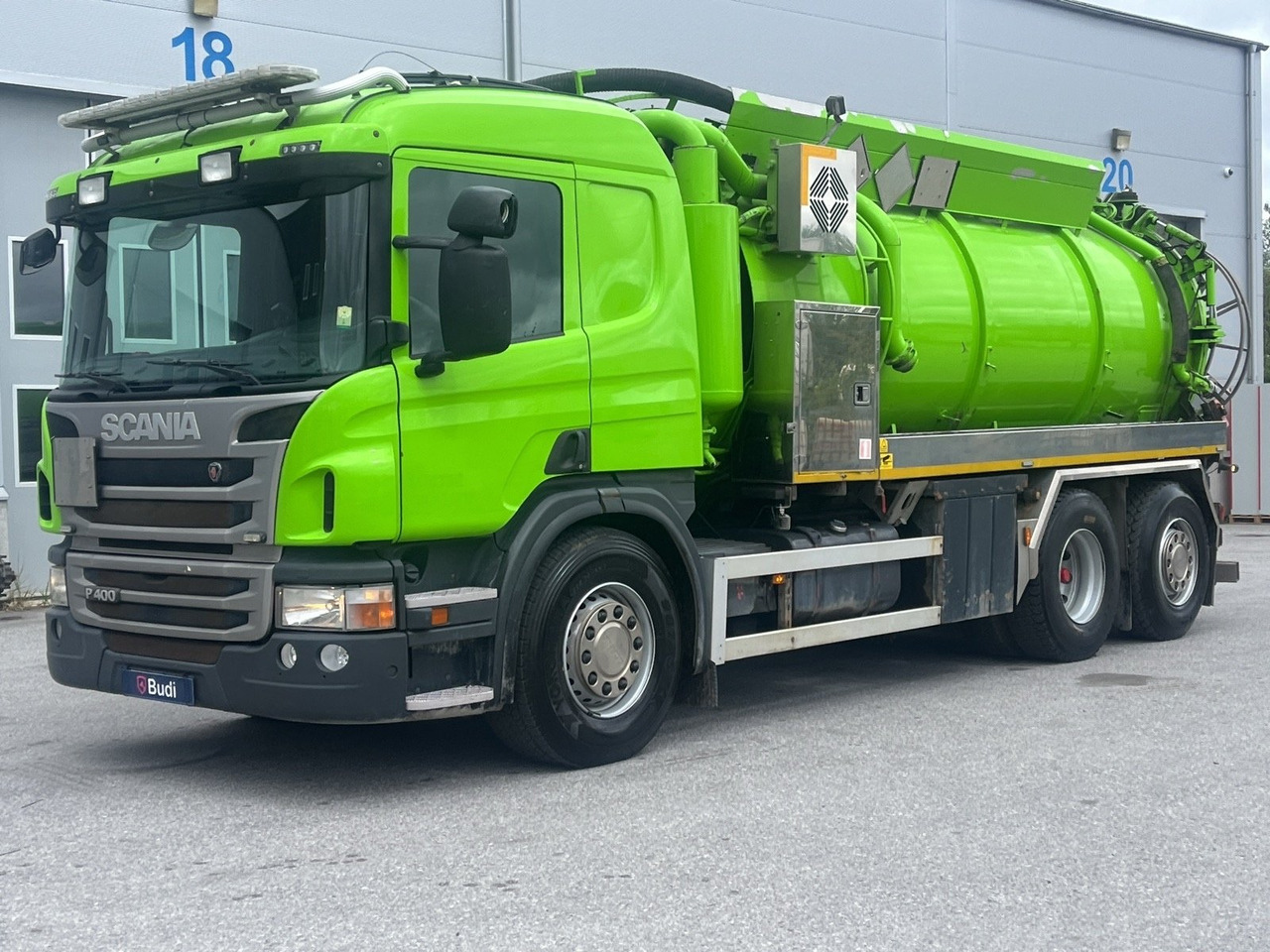 Асенізатори Slamsugsbil Scania P400 6X2-4 -2012 | Korp & Son | ADR: фото 1