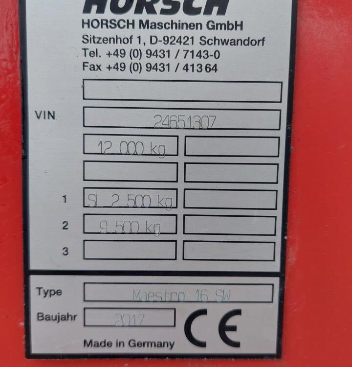 Сівалка точного висіву Horsch Maestro 16.75 SW: фото 15