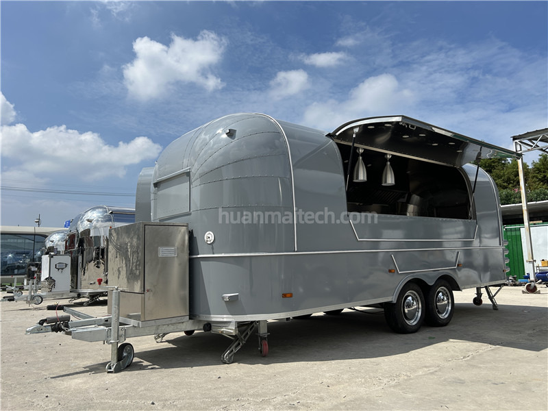 Burger Food Truck Grey Airstream Food Trailer=,Coffee Trailer - Торговий причіп: фото 4 Burger Food Truck Grey Airstream Food Trailer=,Coffee Trailer - Торговий причіп: фото 4