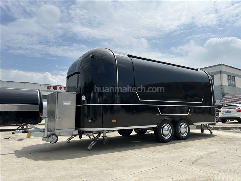 Burger Van Black Airstream Food Truck,Food Trailer,foodtruck - Торговий причіп: фото 3 Burger Van Black Airstream Food Truck,Food Trailer,foodtruck - Торговий причіп: фото 3