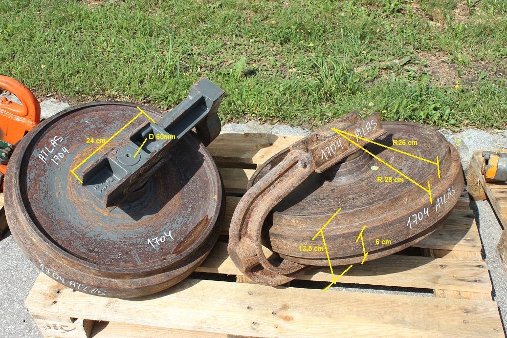 Atlas 1704 LC - Запчастини ходової частини в категорії Будівельна техніка: фото 2 Atlas 1704 LC - Запчастини ходової частини в категорії Будівельна техніка: фото 2