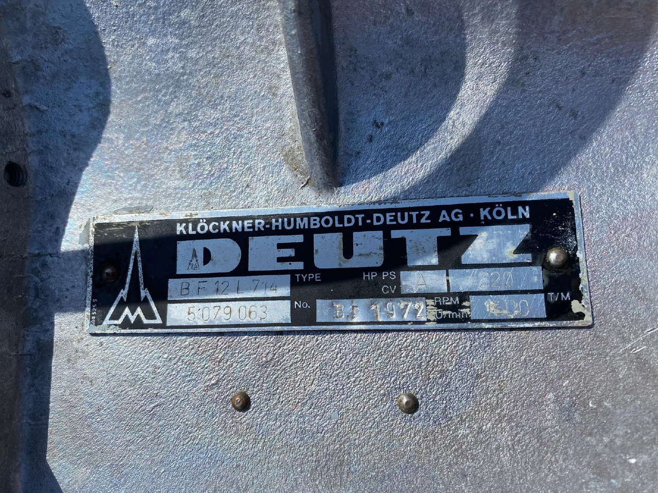 Deutz BF12L714 - Двигун в категорії Будівельна техніка: фото 3 Deutz BF12L714 - Двигун в категорії Будівельна техніка: фото 3