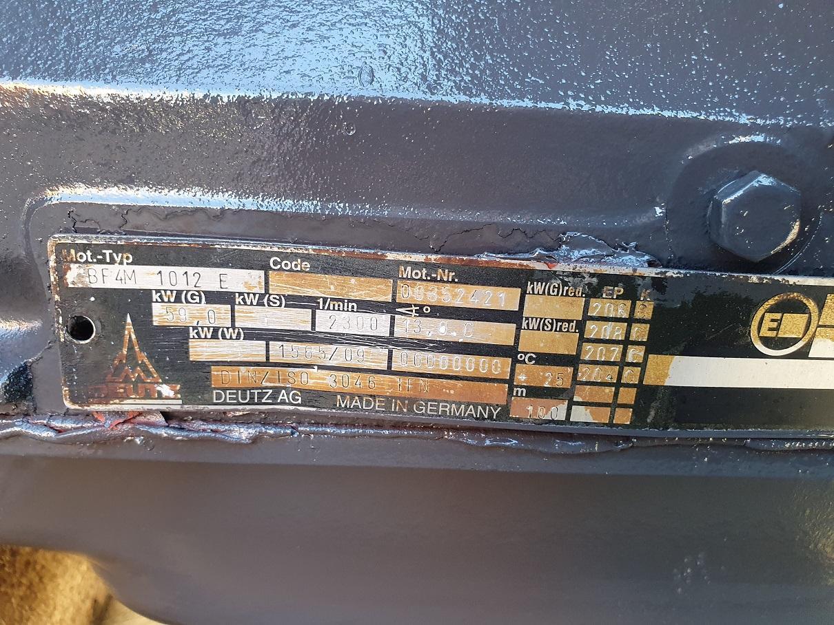Deutz BF4M1012E - Двигун в категорії Будівельна техніка: фото 3 Deutz BF4M1012E - Двигун в категорії Будівельна техніка: фото 3