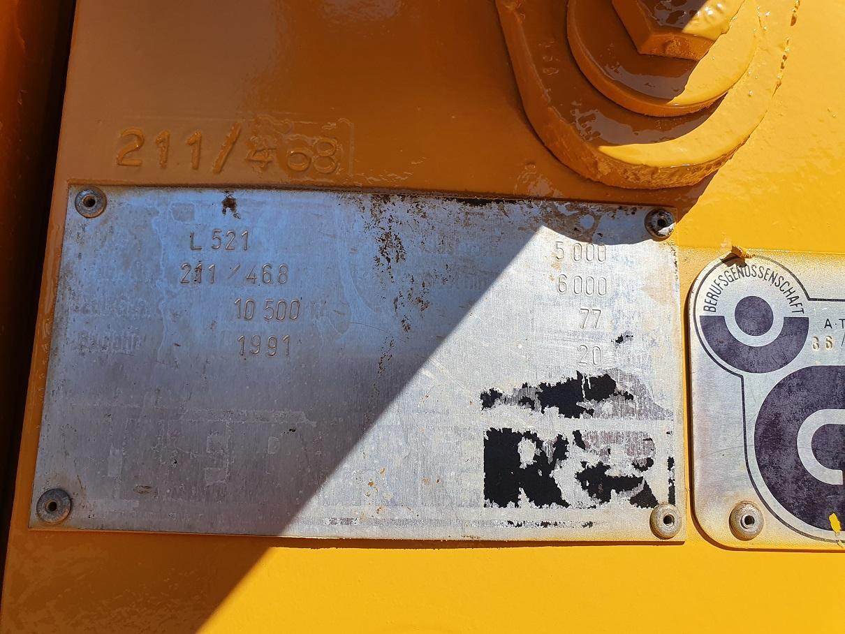 Колісний навантажувач Liebherr L 521: фото 13