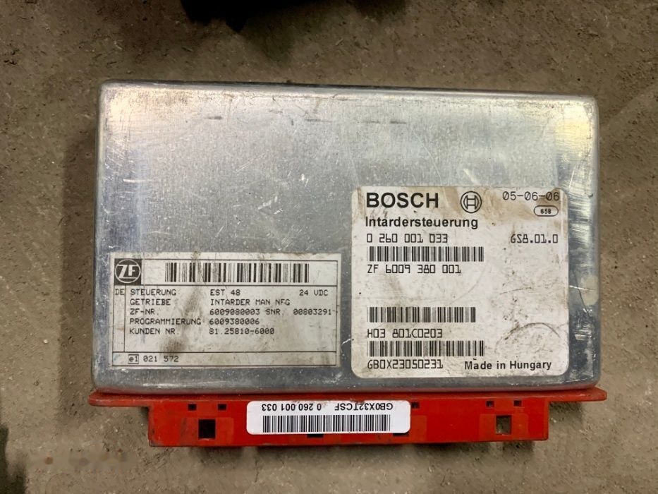 Bosch Retardera Intradera 0260001033 MAN TGA truck - Блок управління в категорії Вантажівки: фото 1 Bosch Retardera Intradera 0260001033 MAN TGA truck - Блок управління в категорії Вантажівки: фото 1