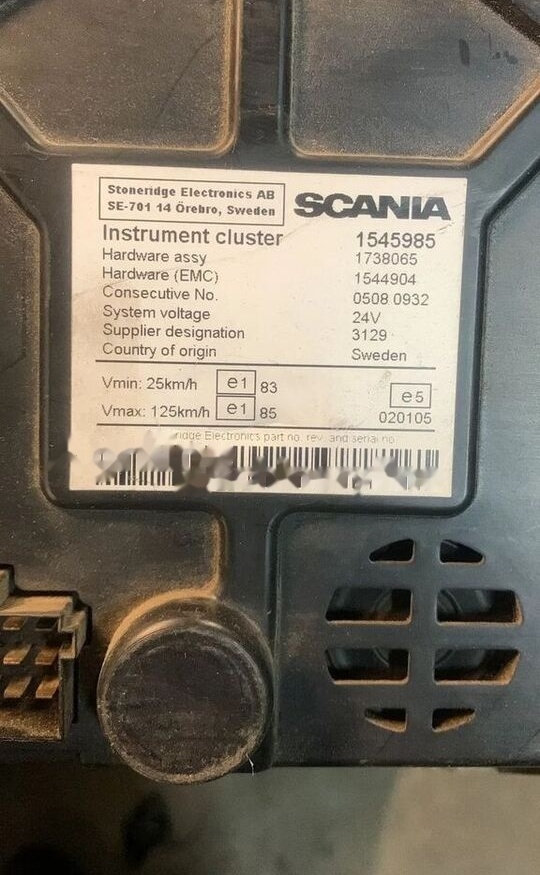 Scania Zegary Liczniki R 1545985 1738065 1544904 1545985 Scania truck - Приладова панель в категорії Вантажівки: фото 2 Scania Zegary Liczniki R 1545985 1738065 1544904 1545985 Scania truck - Приладова панель в категорії Вантажівки: фото 2