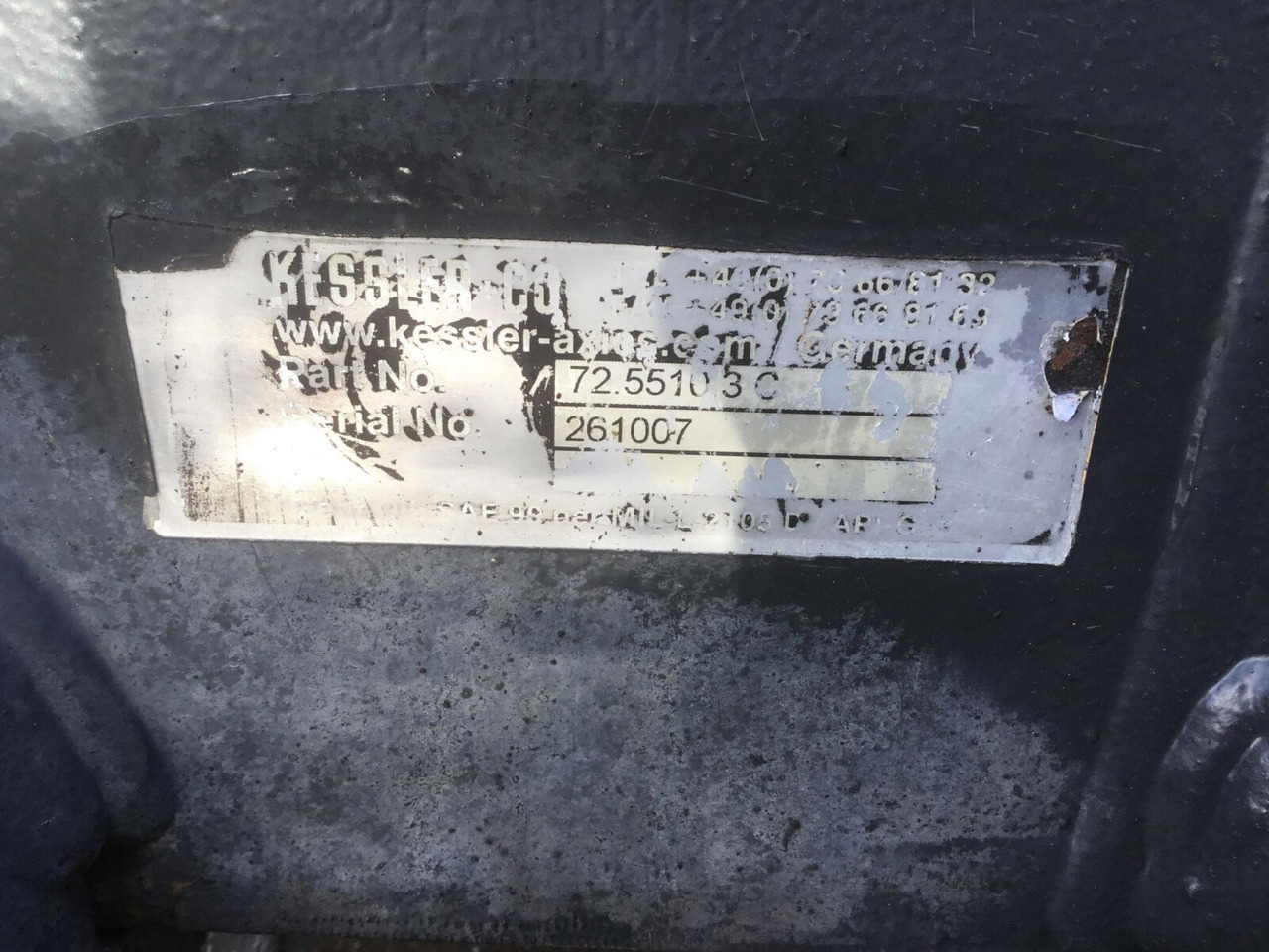 FAUN ATF 50G-3 axle 3 housing - Вісь та запчастини в категорії Автокрани: фото 5 FAUN ATF 50G-3 axle 3 housing - Вісь та запчастини в категорії Автокрани: фото 5