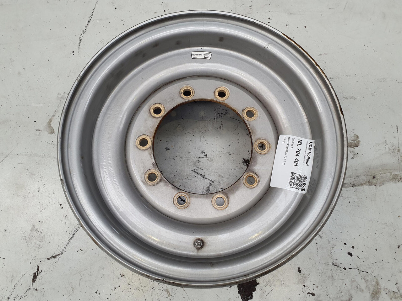 Liebherr Rim 445/95R25 10 12 1p - Колісний диск в категорії Крани: фото 2 Liebherr Rim 445/95R25 10 12 1p - Колісний диск в категорії Крани: фото 2