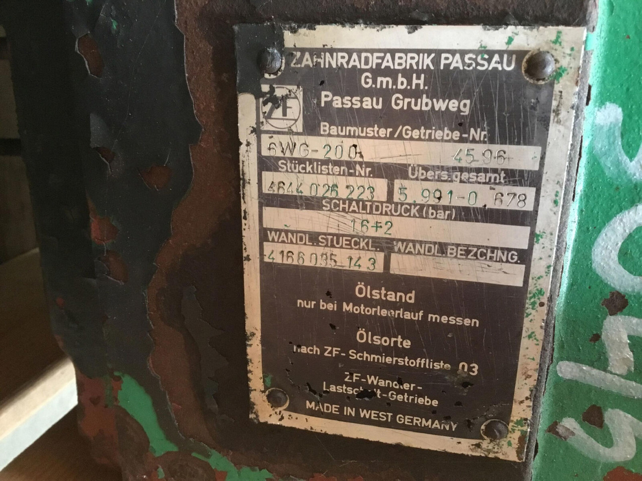 ZF KMK 3045 gearbox ZF 6WG200 - Коробка передач в категорії Автокрани: фото 2 ZF KMK 3045 gearbox ZF 6WG200 - Коробка передач в категорії Автокрани: фото 2
