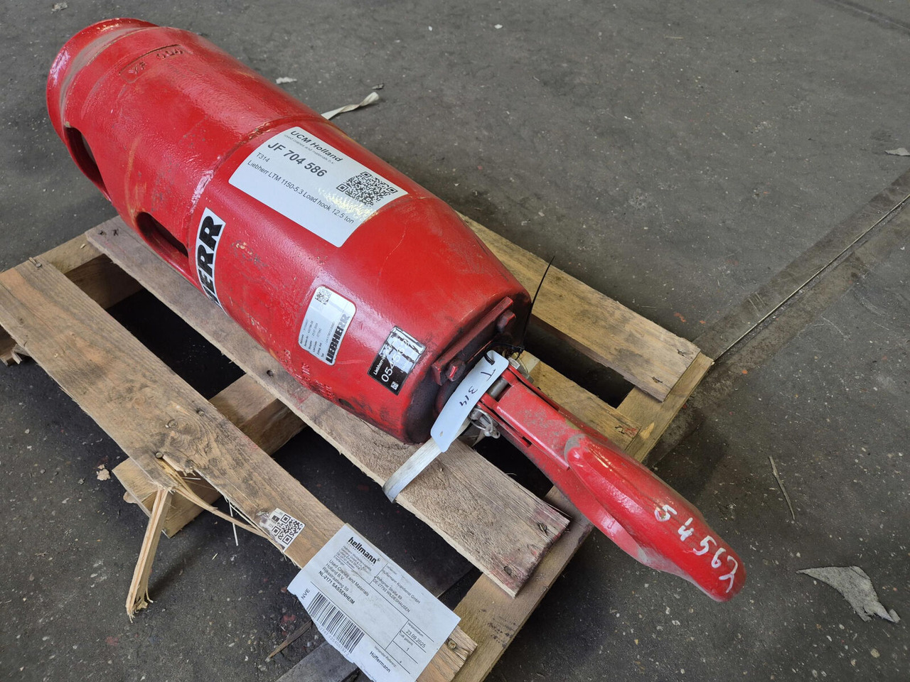 Liebherr LTM 1150-5.3 Load hook 12.5 ton - Запчастини в категорії Крани: фото 3 Liebherr LTM 1150-5.3 Load hook 12.5 ton - Запчастини в категорії Крани: фото 3