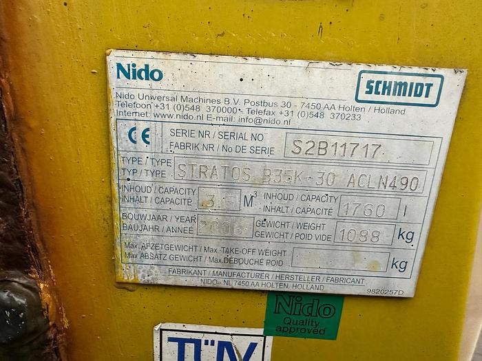 Nido Stratos B35K-30 ACLN-490 - Розкидач піску і cолі: фото 5 Nido Stratos B35K-30 ACLN-490 - Розкидач піску і cолі: фото 5