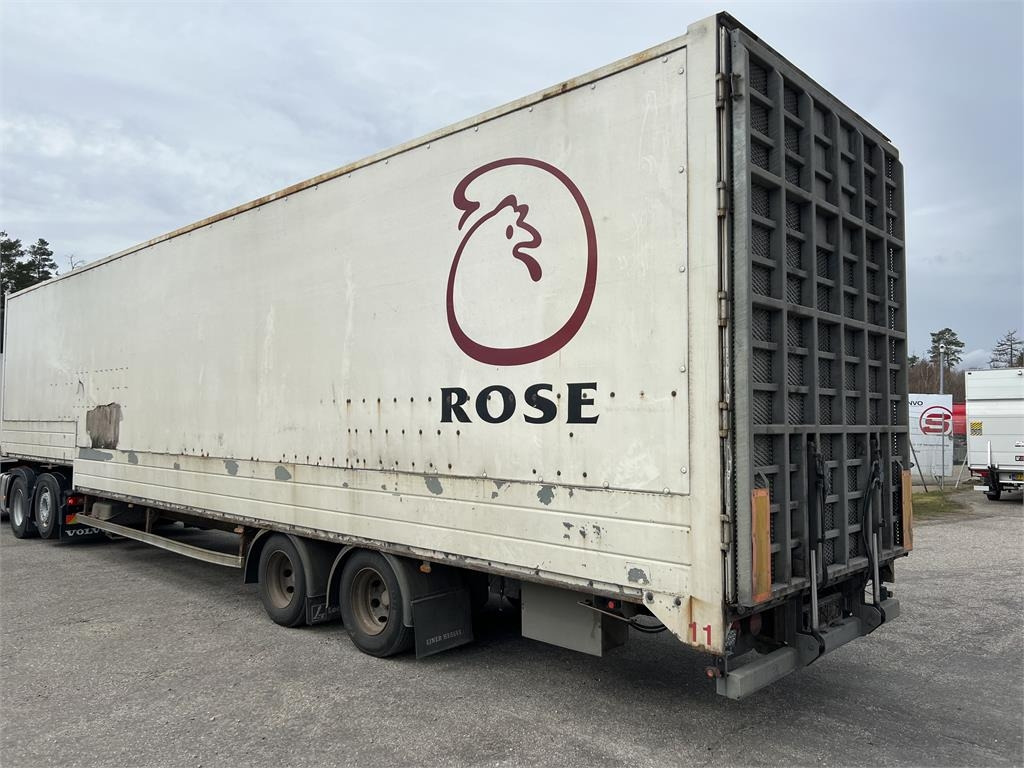 Leci 13,6 mtr. box læsserampe - Закритий кузов напівпричіп: фото 1 Leci 13,6 mtr. box læsserampe - Закритий кузов напівпричіп: фото 1