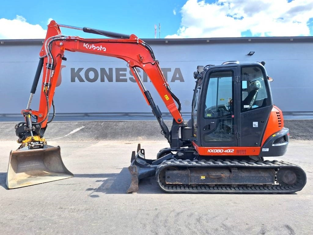 Kubota KX080-4a2 PYÖRITTÄJÄLLÄ - Міні-екскаватор: фото 1 Kubota KX080-4a2 PYÖRITTÄJÄLLÄ - Міні-екскаватор: фото 1