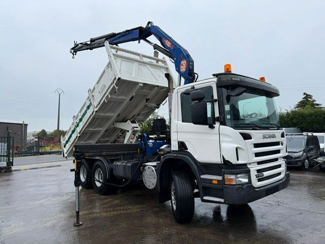 Scania PRT 380. 6x4. Kipper + Kran PM 16 Funk. Klima. - Самоскид вантажівка, Вантажівка з маніпулятором: фото 2 Scania PRT 380. 6x4. Kipper + Kran PM 16 Funk. Klima. - Самоскид вантажівка, Вантажівка з маніпулятором: фото 2