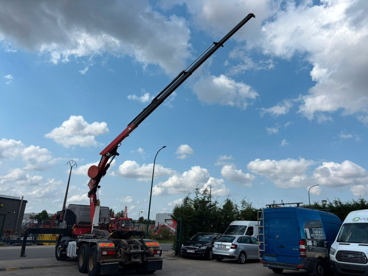 Volvo 6x4. Fassi F195A. Abroll. Funk. Tempomat. - Вантажівка з маніпулятором: фото 3 Volvo 6x4. Fassi F195A. Abroll. Funk. Tempomat. - Вантажівка з маніпулятором: фото 3