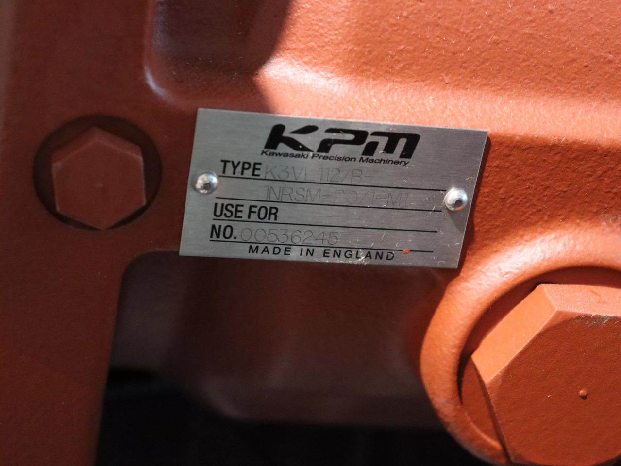 KAWASAKI K3VL112 B 1NR5M-P0 1-M1 - Гідронасос в категорії Будівельна техніка: фото 3 KAWASAKI K3VL112 B 1NR5M-P0 1-M1 - Гідронасос в категорії Будівельна техніка: фото 3