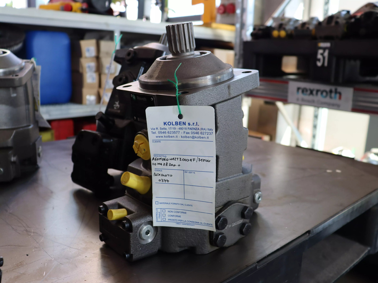 REXROTH A6VM060HA2T30004F/71MWV0M4Z8200-0 - Гідравлічний мотор в категорії Будівельна техніка: фото 2 REXROTH A6VM060HA2T30004F/71MWV0M4Z8200-0 - Гідравлічний мотор в категорії Будівельна техніка: фото 2