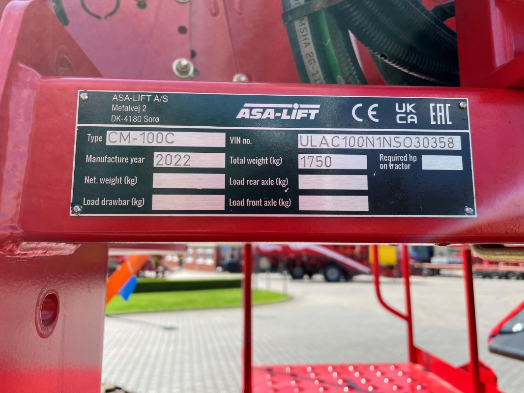 ASA-Lift CM-100C (Carrots) - Збиральна машина для винограду: фото 2 ASA-Lift CM-100C (Carrots) - Збиральна машина для винограду: фото 2
