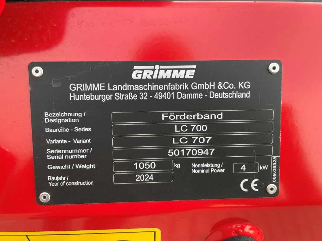 Grimme LC 707 - Rental - Обладнання для зберігання: фото 2 Grimme LC 707 - Rental - Обладнання для зберігання: фото 2