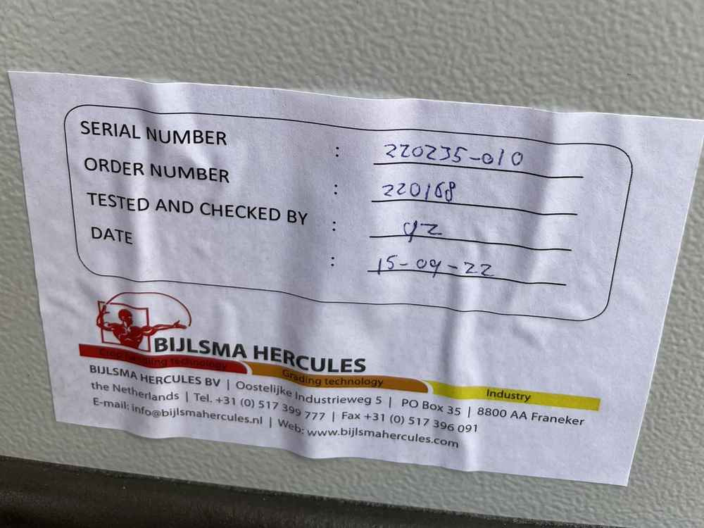 Bijlsma Hercules Bijlsma - Hercules 800-35-3-W Bånd - Обладнання для зберігання: фото 1 Bijlsma Hercules Bijlsma - Hercules 800-35-3-W Bånd - Обладнання для зберігання: фото 1