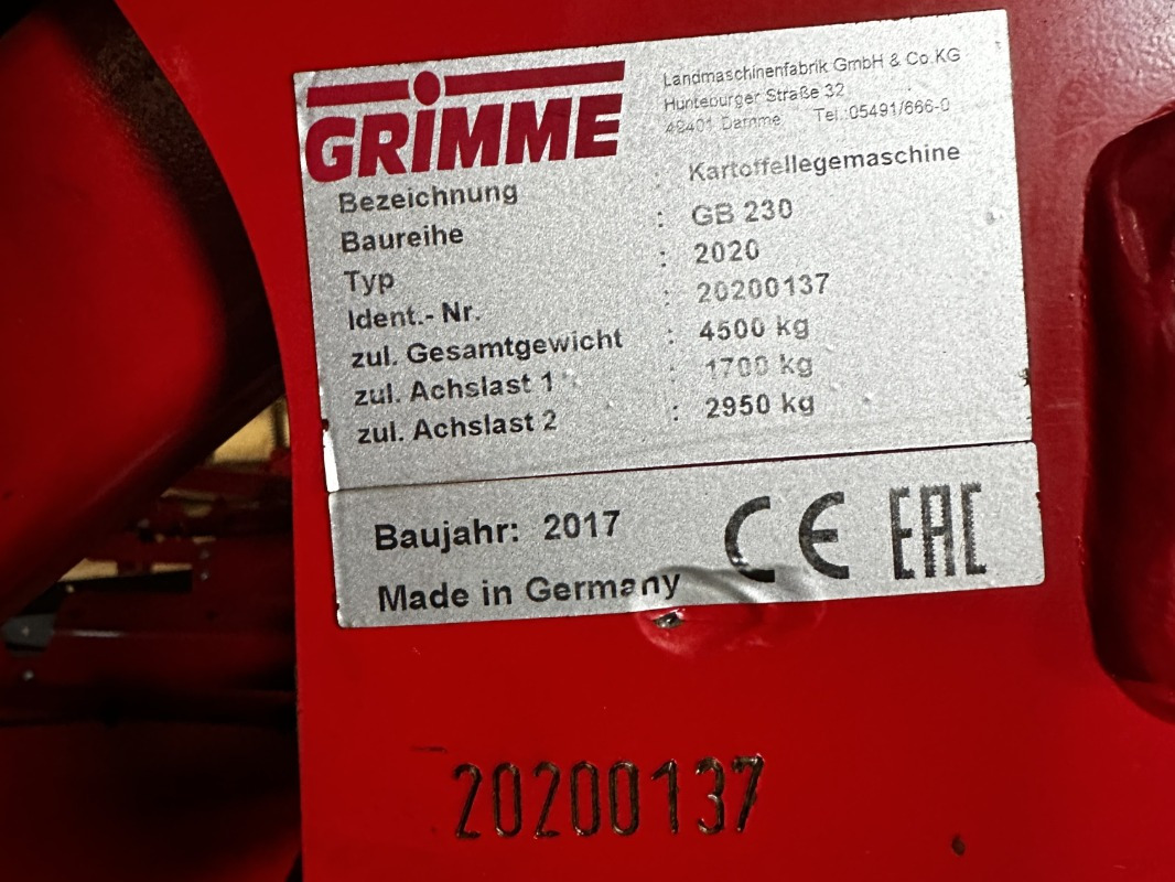 GRIMME GB-230 - Комбайн: фото 2 GRIMME GB-230 - Комбайн: фото 2