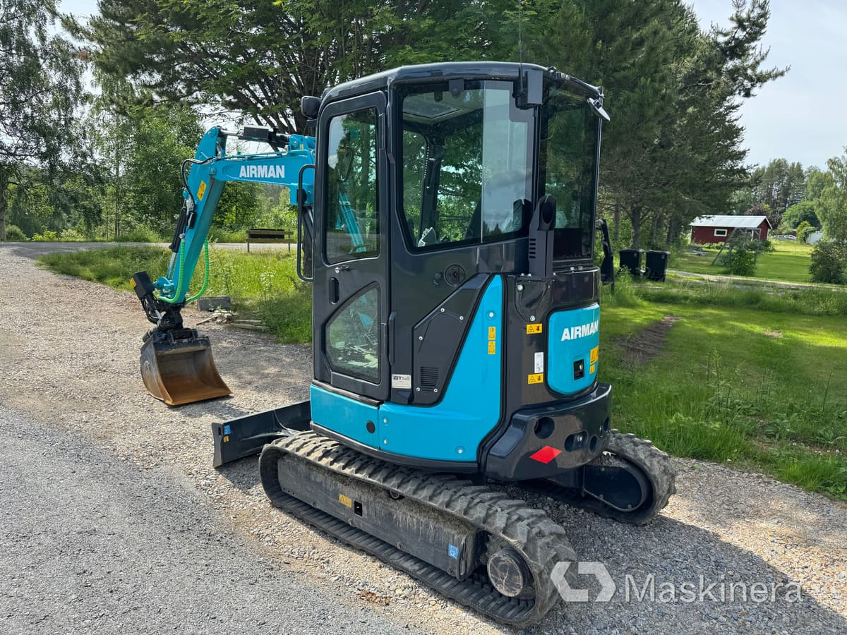 Grävmaskin Airman AX33u-7 med tillbehör - Гусеничний екскаватор: фото 3 Grävmaskin Airman AX33u-7 med tillbehör - Гусеничний екскаватор: фото 3
