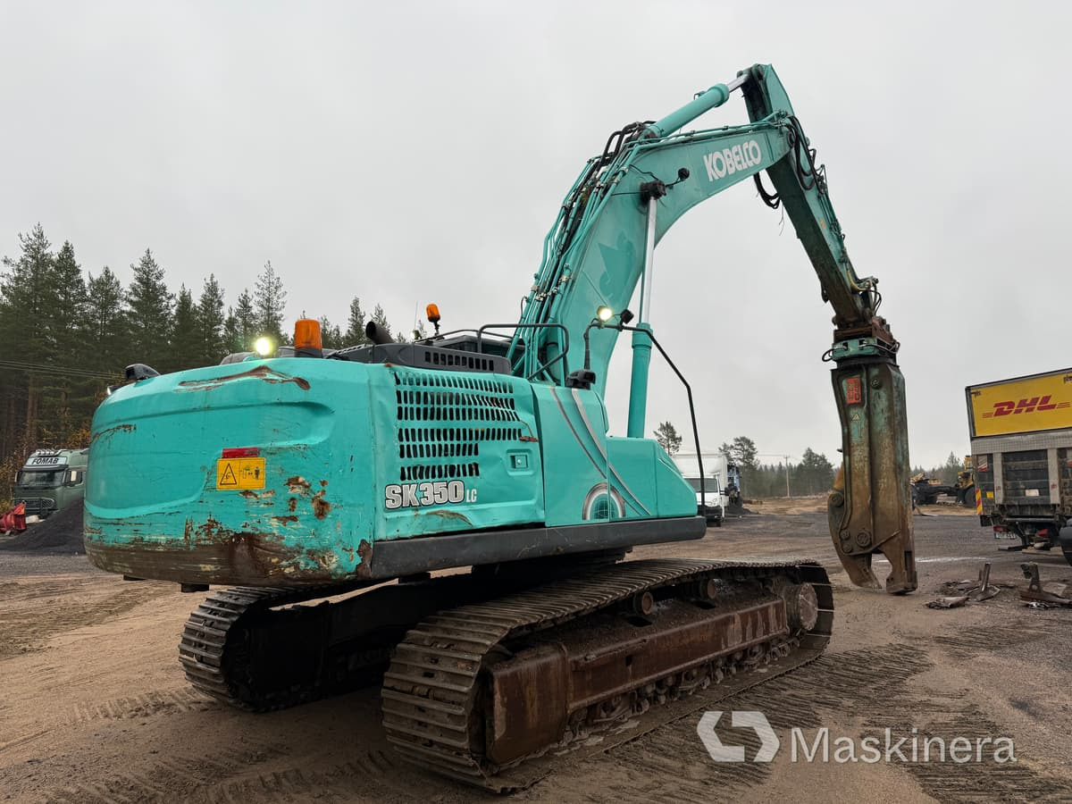 Grävmaskin Kobelco SK350LC-10 med stålsax - Гусеничний екскаватор: фото 5 Grävmaskin Kobelco SK350LC-10 med stålsax - Гусеничний екскаватор: фото 5