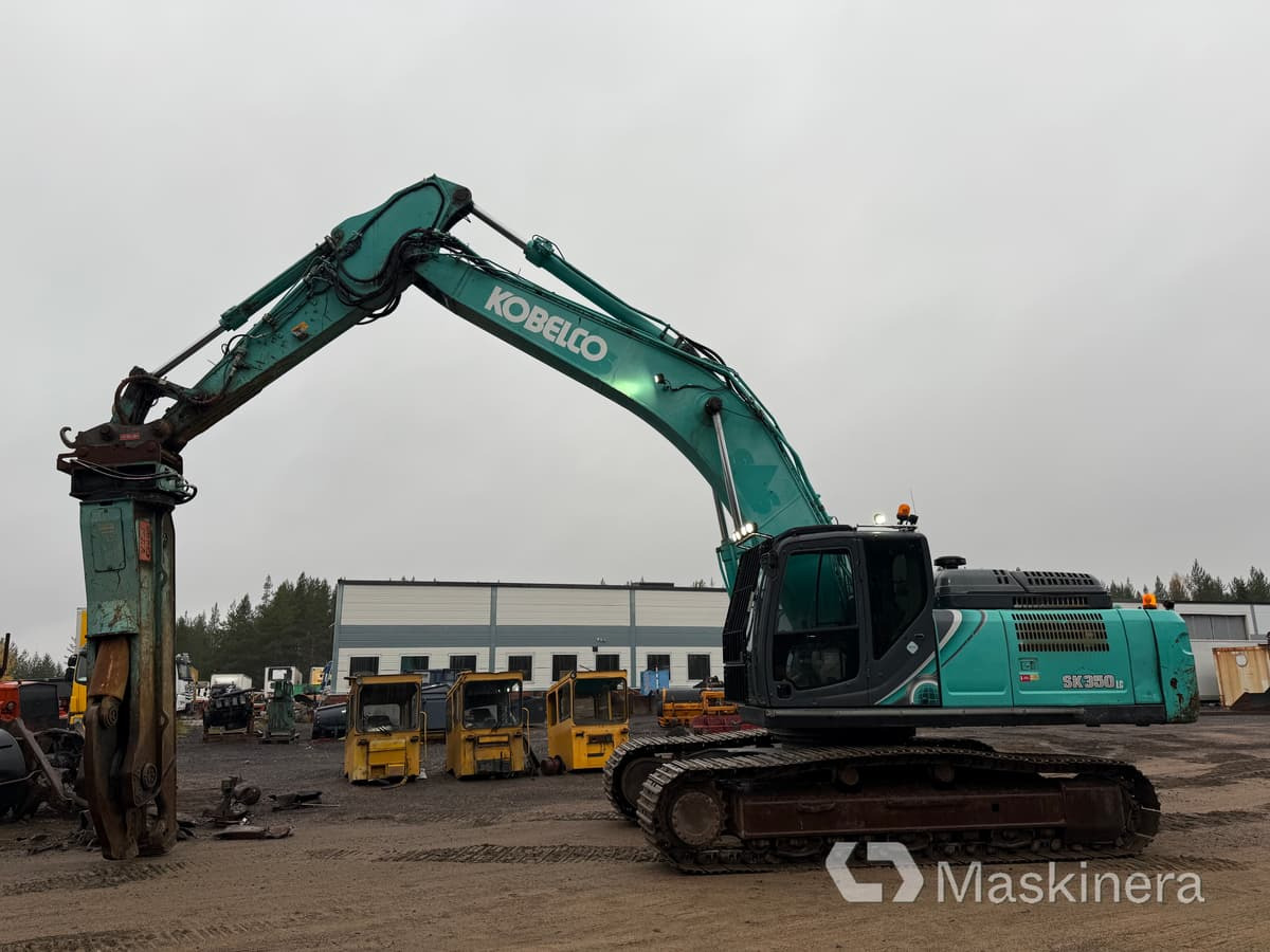 Grävmaskin Kobelco SK350LC-10 med stålsax - Гусеничний екскаватор: фото 2 Grävmaskin Kobelco SK350LC-10 med stålsax - Гусеничний екскаватор: фото 2