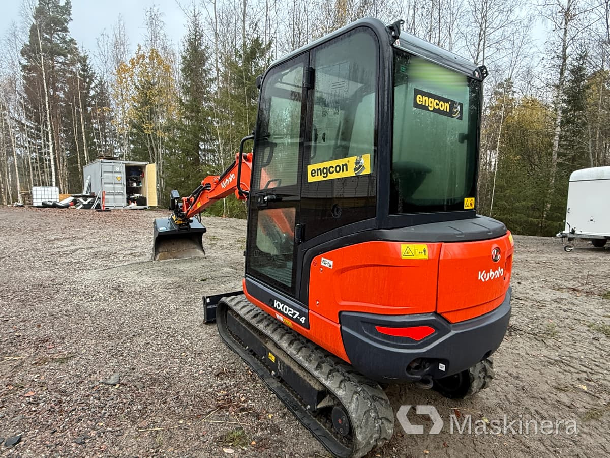 Grävmaskin Kubota KX027-4 med flera redskap - Гусеничний екскаватор: фото 4 Grävmaskin Kubota KX027-4 med flera redskap - Гусеничний екскаватор: фото 4