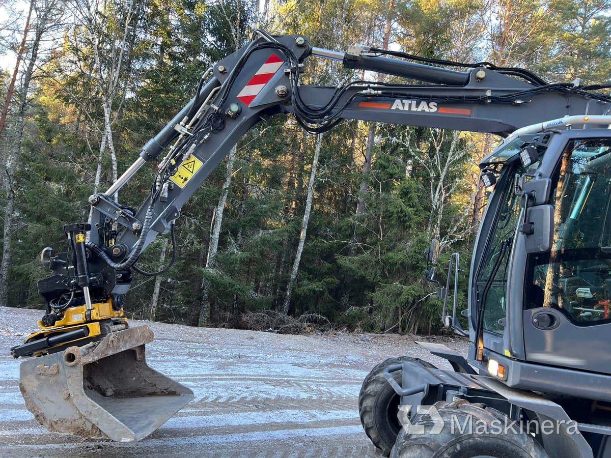Гусеничний екскаватор Hjulgrävare Atlas 160 W med grävsystem: фото 46