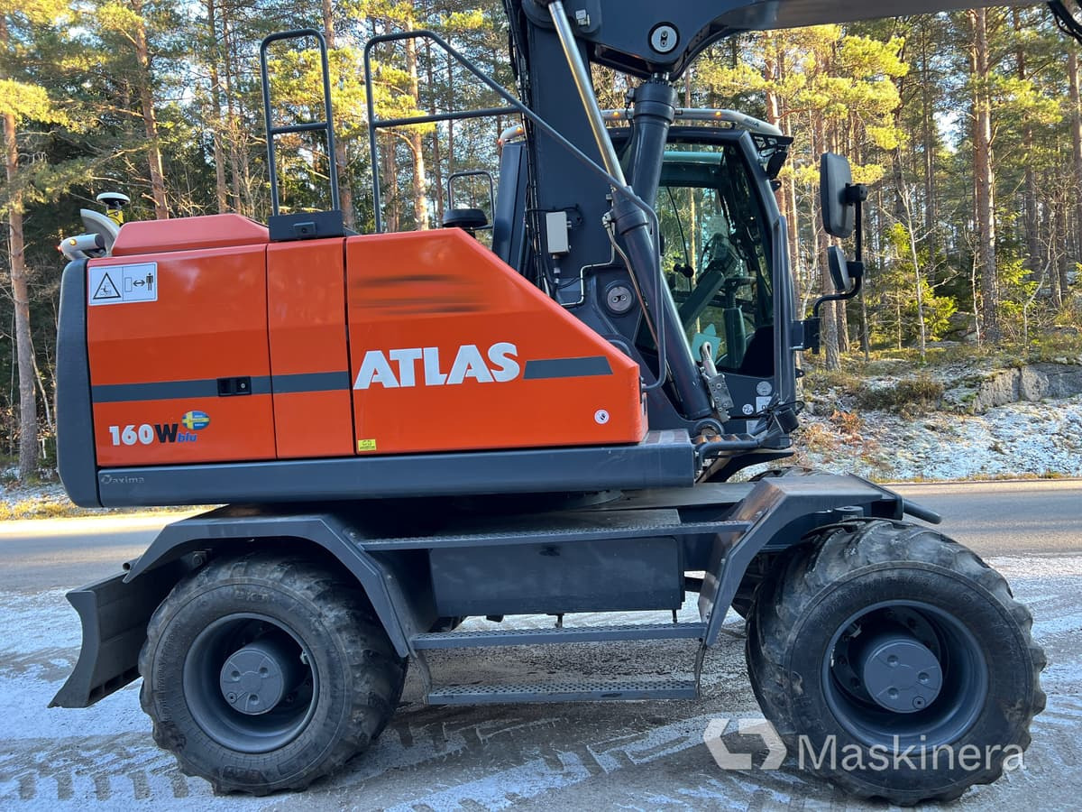 Гусеничний екскаватор Hjulgrävare Atlas 160 W med grävsystem: фото 41