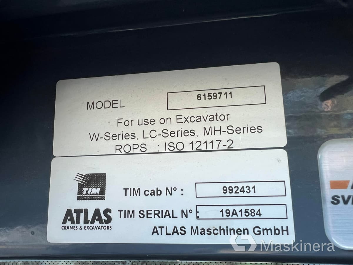 Гусеничний екскаватор Hjulgrävare Atlas 160 W med grävsystem: фото 33