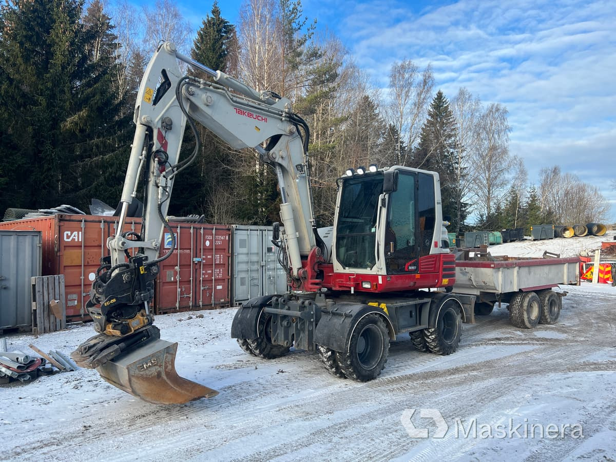 Hjulgrävare Takeuchi TB295W med tillbehör - Гусеничний екскаватор: фото 1 Hjulgrävare Takeuchi TB295W med tillbehör - Гусеничний екскаватор: фото 1