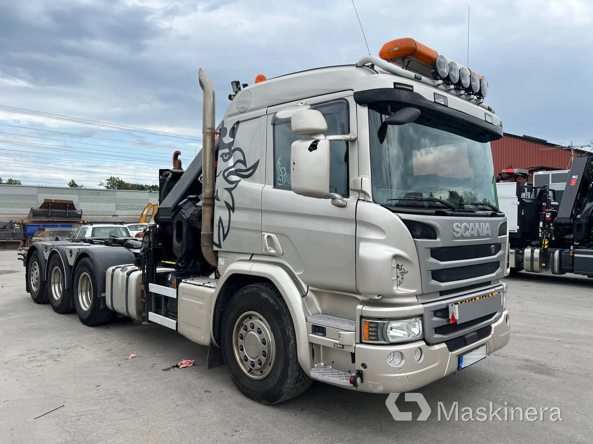 Kranväxlare Scania P410 8x4 - Гаковий мультиліфт вантажівка, Вантажівка з маніпулятором: фото 3 Kranväxlare Scania P410 8x4 - Гаковий мультиліфт вантажівка, Вантажівка з маніпулятором: фото 3