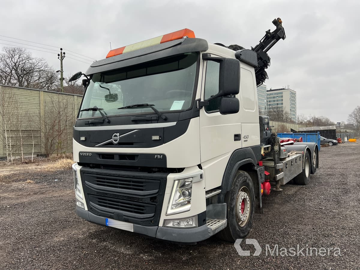 Kranväxlare Volvo FM 450 6x2 - Гаковий мультиліфт вантажівка: фото 1 Kranväxlare Volvo FM 450 6x2 - Гаковий мультиліфт вантажівка: фото 1