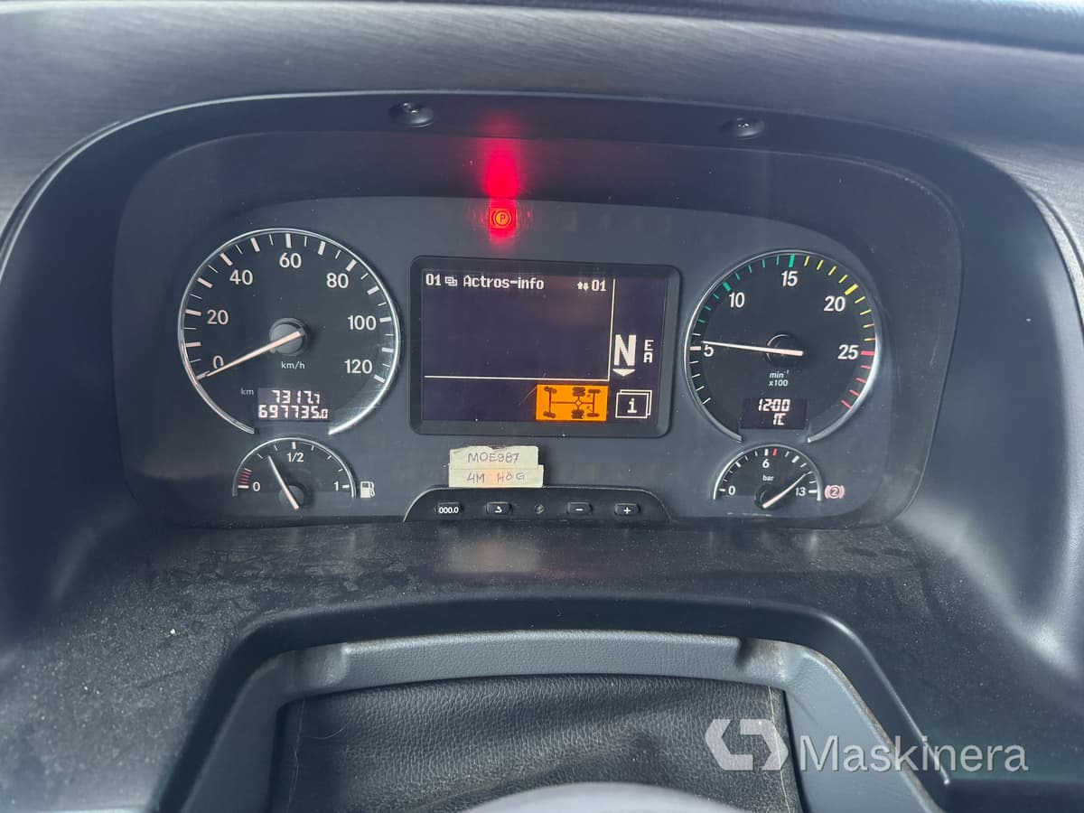 Гаковий мультиліфт вантажівка Mercedes-Benz Actros 2548 L  Lastväxlare Mercedes-Benz 2548 L med flak: фото 20