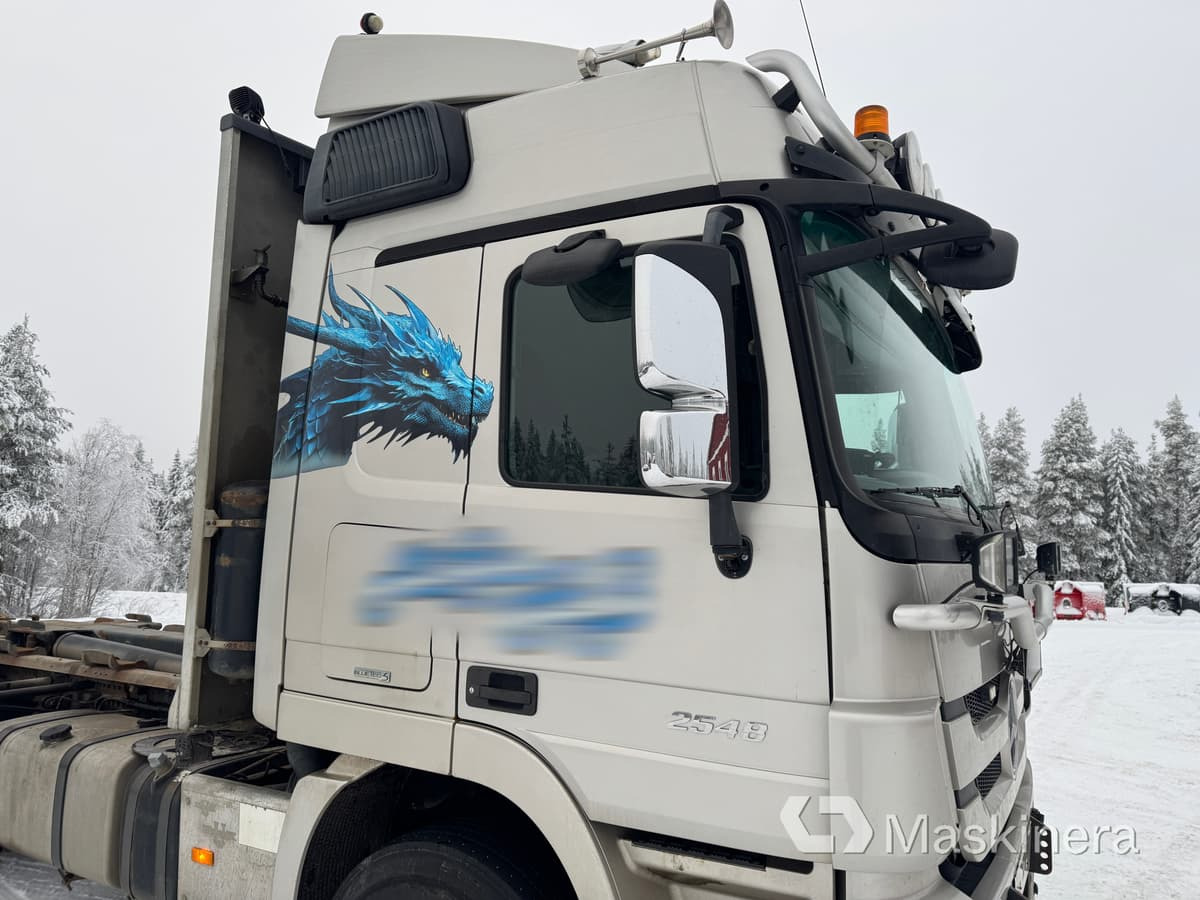 Гаковий мультиліфт вантажівка Mercedes-Benz Actros 2548 L  Lastväxlare Mercedes-Benz 2548 L med flak: фото 46
