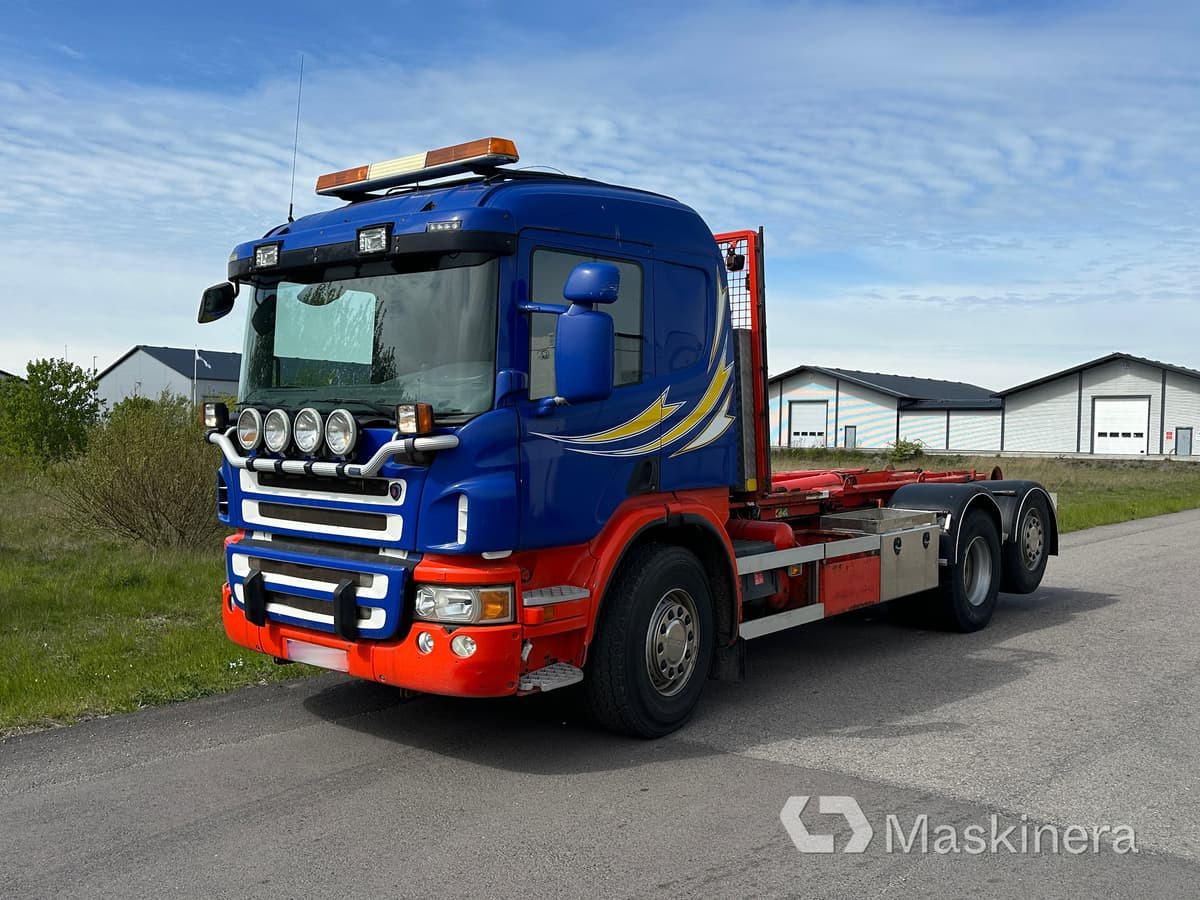 Scania P400LB6X2*4HNB Lastväxlare Scania P400 6X2*4 - Гаковий мультиліфт вантажівка: фото 1 Scania P400LB6X2*4HNB Lastväxlare Scania P400 6X2*4 - Гаковий мультиліфт вантажівка: фото 1